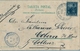 1906 , ARGENTINA , TARJETA POSTAL CIRCULADA , BUENOS AIRES - COBERN . GONDORF , LLEGADA, COLEGIO GUADALUPE - PALERMO - Cartas & Documentos