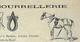 1909 Guillaume Rateau Sellerie Et Bourrellerie à Aigurande  (Indre)  Pour Gabert Fernand Même Ville ?  VOIR SCANS - 1900 – 1949