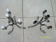 Delcampe - Rare Chandeliers D'Arsenal Composés De 8 Baïonnettes Mle 1822 - Knives/Swords