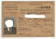 CARTE DU COMBATTANT DELIVREE A BORDEAUX EN 1935 - Documents