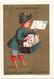 Chromo, Victorian Trade Card. Ad. Godchau. Le Porte Lettre. Il Postino. Appel 1-1-5/5 - Autres & Non Classés