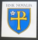 HNK NOVALJA, CROATIA FOOTBALL CLUB, SOCCER / FUTBOL / CALCIO, OLD LABEL, STICKER, ETIQUETTE - Bekleidung, Souvenirs Und Sonstige