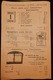 Rare Document Commercial 1933 Papeterie Des Hautes Vosges Weick Saint Dié Art Déco - 1900 – 1949