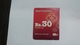 India-airtel Prepiad Card-(52)-(rs.30)-(new Delhi)-(26.9.2007)-(look Out Side)-used Card+1 Card Prepiad Free - Inde