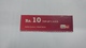 India-airtel Prepiad Card-top-up Card-(52c)-(rs.10)-(new Delhi)-()-(look Out Side)-used Card+1 Card Prepiad Free - Inde
