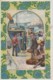 CHROMO(format Carte Postale) : CHICOREE BOULANGERE CROISSANT "PORT DE GENES , VERS LE BATEAU A VAPEUR"(lot Pat 56) - Tè & Caffè