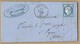 N°60 C Sur Lettre De Guibray TAD CONVOYEUR STATION Falaise Vers Lyon 20 Juin 1875 - 1849-1876: Classic Period