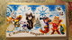 "NEW YEAR" By Makridina, OLD USSR POSTCARD . Puss In Boots. CAT - Chat Botee - 1979 Olympic Bear - Cheburashka - Chats