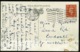Ref 1277 - 1946 Postcard - University & Church Aberystwyth - Cardinganshire Wales - Cardiganshire