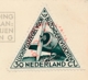 Nederland - Nederlands Indië - 1933 - 30 Cent Driehoekzegel Op Postjagervlucht Van Den Haag Naar Batavia - Niederländisch-Indien