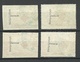 ESTLAND Estonia 1923 Michel 46 - 47 A + B FAKE Keeni Cancels. All 4 Stamps + Overprints Are Genuine! - Estonie