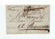 Sur Lettre Cachet Linéaire 89 Avignon Pour Beaucaire. Cachet Magistrat De Sureté Trib. Ière Inst. Avignon. Taxe. (1095) - 1801-1848: Précurseurs XIX