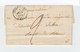 Sur Lettre AC Pour Salon Cachet Pierrelatte 1850. Cachet Marseille. Taxe Manuscrite. (1096x) - 1849-1876: Période Classique