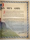 WW2 TRACT PROPAGANDE AFFICHE PÉTAINISTE VICHY DISCOURS JEUNES FRANCAIS MES AMIS SCOUTS LE PUY En VELAY 1942 - Historical Documents