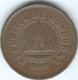 Honduras - 2 Centavos - 1912 - KM69 (Reverse On A Recut 1 Centavo KM46) - Honduras