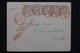 FRANCE - Affranchissement  Type Blancs Du Bureau Frontière E ( Cad Rouge ) Sur Enveloppe En 1915 Pour Paris - L 23213 - Guerre De 1914-18