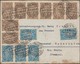 Allemagne 3.9.1923 Michel 252 X 6  Et 253 X 21 Sur Lettre. Tarif 75000 Pour Lettre Nationale. Cote Des Timbres 75.50 € - Lettres & Documents