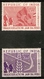 INDIA 1950 INAUGURATION OF REPUBLIC 2a And 4a  SG 329, 331  MOUNTED MINT Cat £16.50 - Unused Stamps