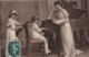 AQ12 Children, 2 Girls And Mother Playing The Violin And Piano (1) - Children And Family Groups