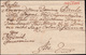 Ungarn Vorphilatelie Brief Roter Einzeiler ON OFEN Um 1792 Nach Ars - ...-1867 Prephilately