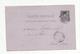 Entier Postal  , 1879 , ROCHEFORT S MER ,carte Postale , 2 Scans - Standard- Und TSC-AK (vor 1995)