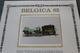 BELGICA 82 - Feuillet Or Sur SOIE/ Op Zijde - Format 16cmx24cm - Timbre 2077 - Diligence - Cheval - 1981-1990