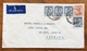 IRAQ  ENVELOPE COVER AIR MAIL   FROM BAGHDAD  TO  MONACO GERMANY  1955 - Irak