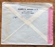 LIBANO  ENVELOPE COVER PAR AVION   FROM BEYROUTH  TO  UTICA N.Y.  U.S.A.    CENSURATA - Libano