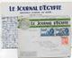 1947 - LETTRE DECOREE PUB Du JOURNAL D'EGYPTE à LE CAIRE Par AVION => BPM 523 (KONSTANZ - ALLEMAGNE) - Lettres & Documents