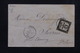 FRANCE - Taxe Carré 15cts De Annecy Sur Enveloppe En 1865 - L 23307 - 1859-1959 Lettres & Documents