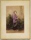 2 Photos Du Japon - XIXéme - Sur Papier Albuminé - 1) Femme De Qualité Et Fujyiama - 2) SHIBA AT TOKYO - Anciennes (Av. 1900)