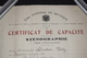 Diplôme De Sténographie Belgique Bruxelles 1940 27.5cm X 35cm - Diploma & School Reports