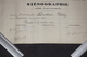 Diplôme De Sténographie Belgique Bruxelles 1940 27.5cm X 35cm - Diploma & School Reports