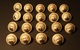 Lot Boutons Anciens - Métal - W & W Paris - Buttons