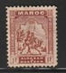 MAROC - ALCAZAR à OUEZZAN - N°8 Nsg (1896)  1fr Brun Rouge - Postes Locales & Chérifiennes