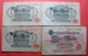 GERMANY LOT X 4 BANKNOTES, 3 X 1 MARK AND 2 MARK - 1 Mark