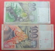 SLOVAKIA LOT X 2 BANKNOTES, 20 AND 100 KORUN - Slowakije