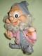 Delcampe - Disney - NANO GONGOLO - Rubber Toy DWARF HAPPY - Altri & Non Classificati