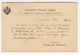 Eduard Fünck, Graz Liquer- Und Essig-Fabrik Company Card Travelled 1901 To Oberburg (Gornji Grad) B190220 - Lettres & Documents