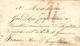 1850- Enveloppe Carte De Visite De VALPARAISO ( Chili)  Taxe TAMPON 21  + " PANAMA / TRANSIT " - Maritime Post