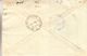Israël - Lettre Recom De 1953 - Oblit Tel Aviv - Exp Vers Roslyn - Bloc De 4 Avec Numéro De Planche - Palmiers - Avions - Briefe U. Dokumente