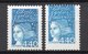 - FRANCE Variété N° 3095 - 4 F. 40 Bleu Marianne De Luquet 1997 - PIQUAGE DÉCALÉ - - Neufs