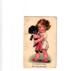 JE NE SUIS PAS SEULE ,SERIE "DOLLY SERIE" ENFANT ET SA POUPEE NOIRE !!  REF 59087A - 1900-1949