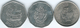 Solomon Islands - Elizabeth II - 20 Cents - 1995 - FAO (KM83); 50 Cents - 2005 (KM29) 1 Dollar - 2010 (magnetic - KM72a) - Salomon
