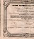 VP14.595 - 1847 - Action De La Caisse Commerciale De NIMES - Mrs NOURY , DELEUZE & Cie - M - O