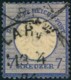 1872: Michel-Nr. 26, 7 Kreuzer Großer Brustschild (90,,-) - Usati