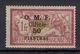 France Turkey Cilicie 1920, Overprint / Surcharge: OMF 50 P / 1 FR *, MH - Ungebraucht