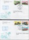 2000-FDC-52 CUBA FDC 2000. REGISTERED COVER TO SPAIN. EXPO LONDON FERROCARRIL, RAILROAD, RAILWAYS. - FDC