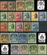 1922-27 Gambia King George. Two Full Sets. Sg 118-142, Sc 102-124 MNHOG! Rare! - Unused Stamps