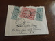 PICCOLA LETTERA CON QUARTINA 10 CENTESIMI+4 5 CENTESIMI SUL RETRO BUSTA -1925 - Storia Postale